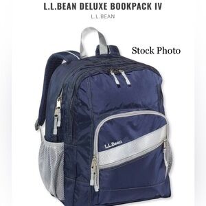 L.L. Bean Deluxe Bookpack IV • For Kids or Adults • NWT • Navy